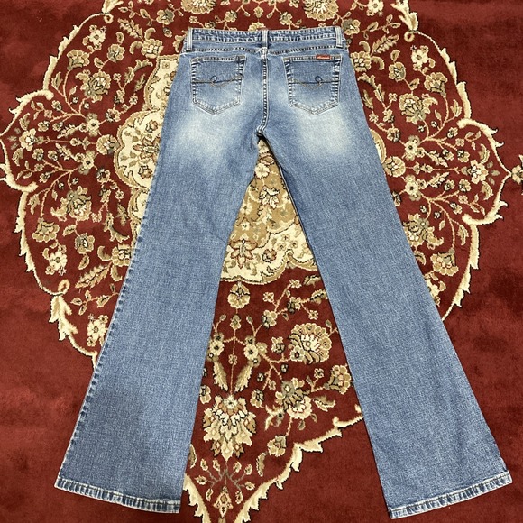 AEROPOSTALE Chelsea Bootcut Jeans Womens 9/10 Long Medium Wash Slight Stretch - Picture 7 of 7